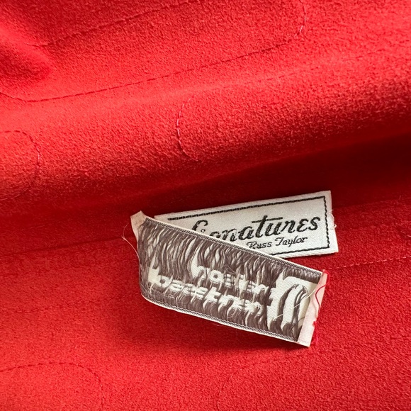 Vibrant Red Fabric - Made in USA - Picture 7 of 14